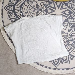 Off the shoulder summer blouse